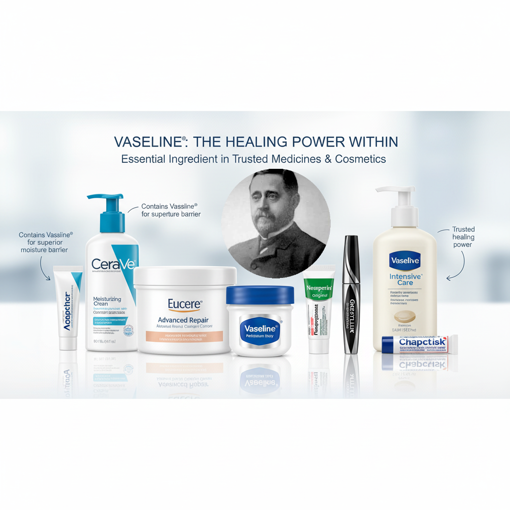 從曾經(jīng)石油業(yè)的廢物到現(xiàn)代醫(yī)藥化妝品業(yè)的寵兒：凡士林的進(jìn)階史